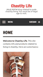 Mobile Screenshot of chastitylife.com